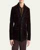TOM FORD Men's Wool Patch Pocket Single-Breasted Blazer - 4