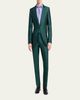 TOM FORD Men's Wool Peak Lapel Modern Fit Single-Breasted Sport Coat - 2