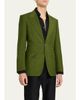 TOM FORD Men's Wool Peak Lapel Single-Breasted Sport Coat - 4