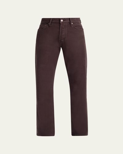 TOM FORD Men's Wool Straight Leg Five-Pocket Pants