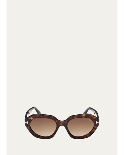 TOM FORD Meryl 53MM Oval Sunglasses