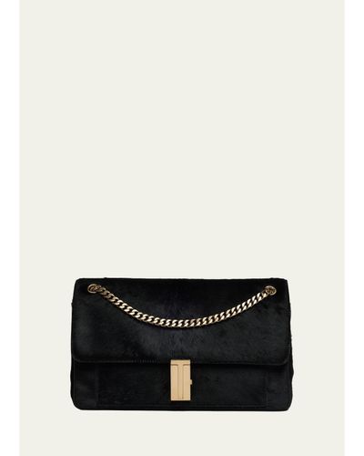 TOM FORD Mia Calf Hair Chain Shoulder Bag