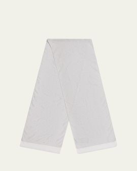TOM FORD Micro Polka Dot Silk Scarf