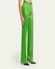 TOM FORD Pleated Silk Straight-Leg Trousers - 4