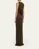 TOM FORD Plunging Cowl-Neck Sleeveless Maxi Dress - 3