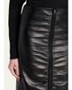 TOM FORD Ruched Leather Zip-Front Skirt - 5