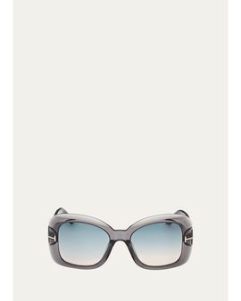 TOM FORD Sandra-02 52MM Square Sunglasses