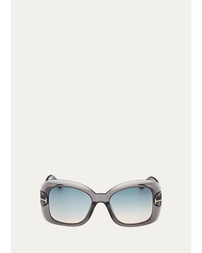 TOM FORD Sandra-02 52MM Square Sunglasses