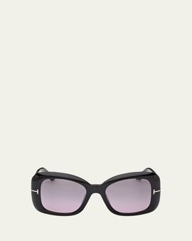 TOM FORD Sandra 52MM Square Sunglasses