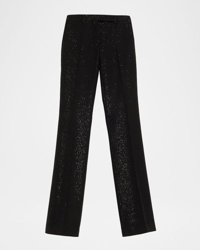 TOM FORD Sequined Crepe Straight-Leg Pants