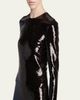 TOM FORD Sequined Long-Sleeve Midi Dress - 5