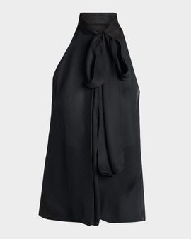 TOM FORD Sheer Silk Halter Top