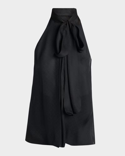 TOM FORD Sheer Silk Halter Top