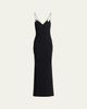 TOM FORD Strappy Satin Back Crepe Maxi Dress - 1