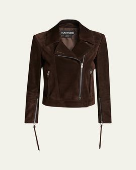 TOM FORD Suede Moto Jacket