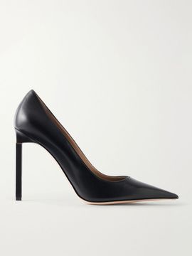 TOM FORD T Shiny leather 105 pumps
