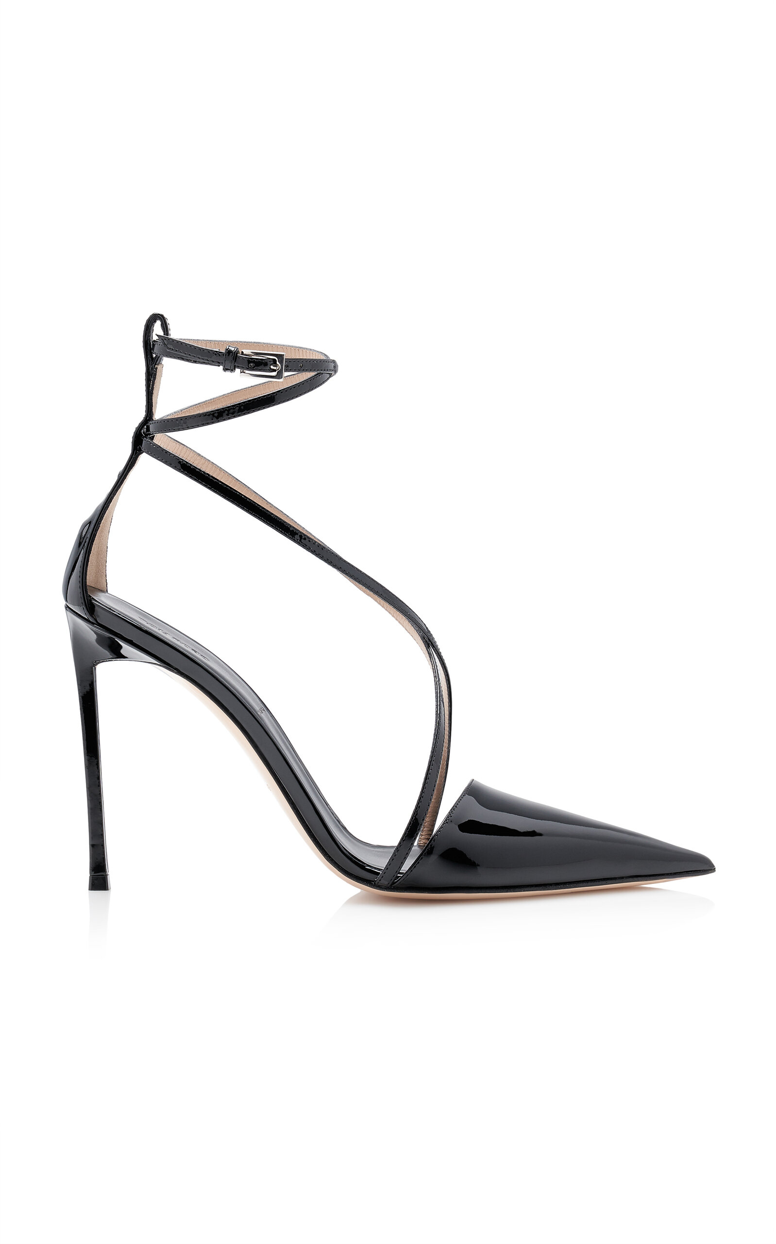 Tom Ford Tom Ford 105mm Black Patent Leather Lia Pump