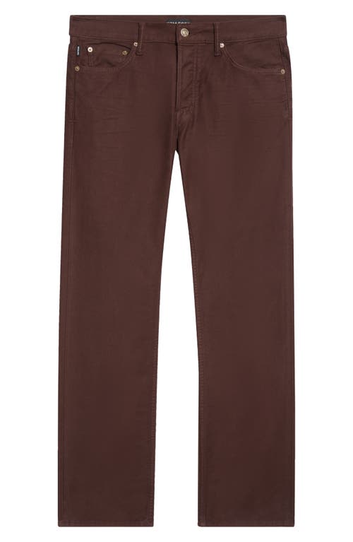 TOM FORD TOM FORD '50s Straight Fit Moleskin Pants