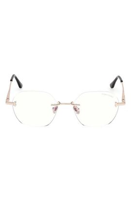 TOM FORD TOM FORD 52mm Geometric Optical Glasses