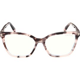 TOM FORD TOM FORD 53mm Butterfly Blue Light Blocking Glasses