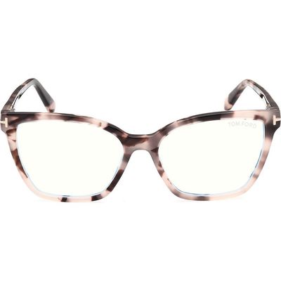 TOM FORD TOM FORD 53mm Butterfly Blue Light Blocking Glasses