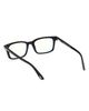 TOM FORD TOM FORD 53mm Rectangular Blue Light Blocking Glasses with Clip-On Sun Lens - 3