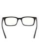 TOM FORD TOM FORD 53mm Rectangular Blue Light Blocking Glasses with Clip-On Sun Lens - 4