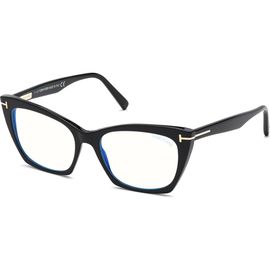 TOM FORD TOM FORD 54mm Blue Cat Eye Light Blocking Glasses