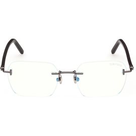 TOM FORD TOM FORD 54mm Rectangular Blue Light Blocking Optical Glasses