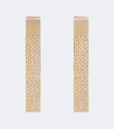 Tom Ford Tom Ford Aion brass earrings
