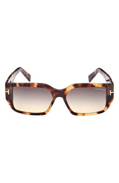 TOM FORD TOM FORD Andres 56mm Square Sunglasses