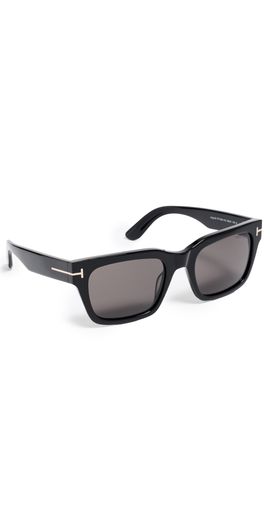 Tom Ford Tom Ford Andy Sunglasses Shiny Black One