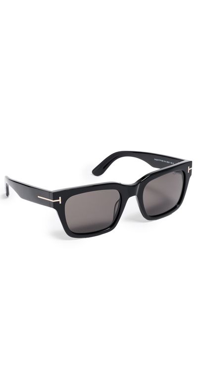 Tom Ford Tom Ford Andy Sunglasses Shiny Black One