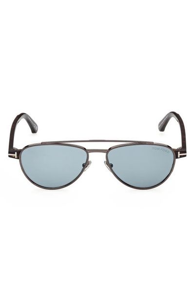 TOM FORD TOM FORD Anthony 02 55mm Pilot Sunglasses