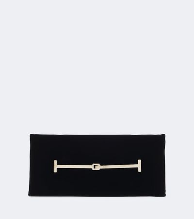 Tom Ford Tom Ford Arc Small velvet clutch