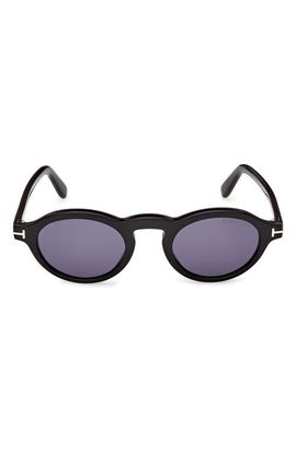 TOM FORD TOM FORD Aristotele 48mm Small Oval Sunglasses