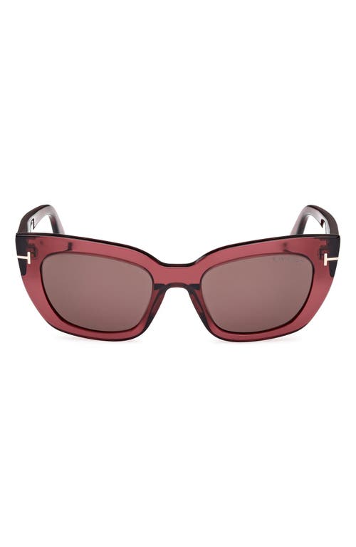 TOM FORD TOM FORD Athena 53mm Cat Eye Sunglasses