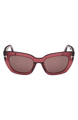 TOM FORD TOM FORD Athena 53mm Cat Eye Sunglasses