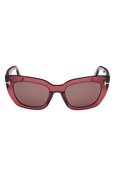 TOM FORD TOM FORD Athena 53mm Cat Eye Sunglasses