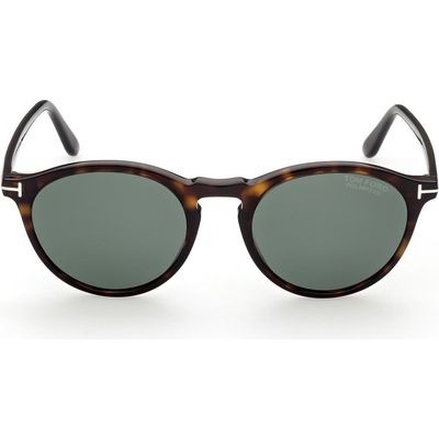 TOM FORD TOM FORD Aurele 52mm Polarized Round Sunglasses