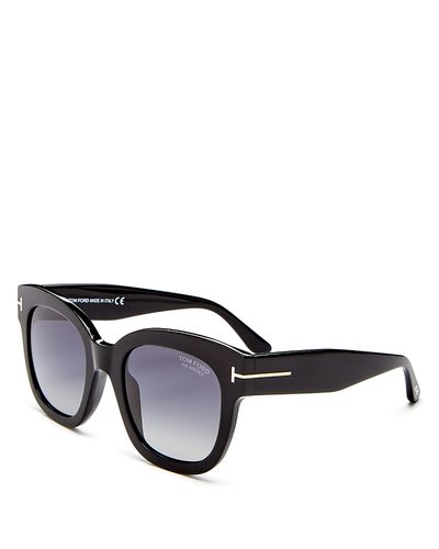 Tom Ford Tom Ford Beatrix Polarized Square Sunglasses, 52mm