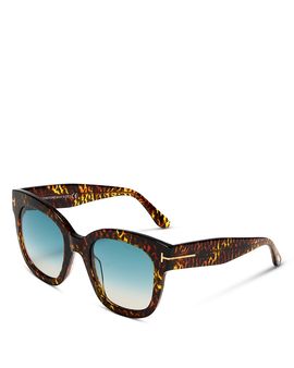Tom Ford Tom Ford Beatrix Square Sunglasses, 52mm