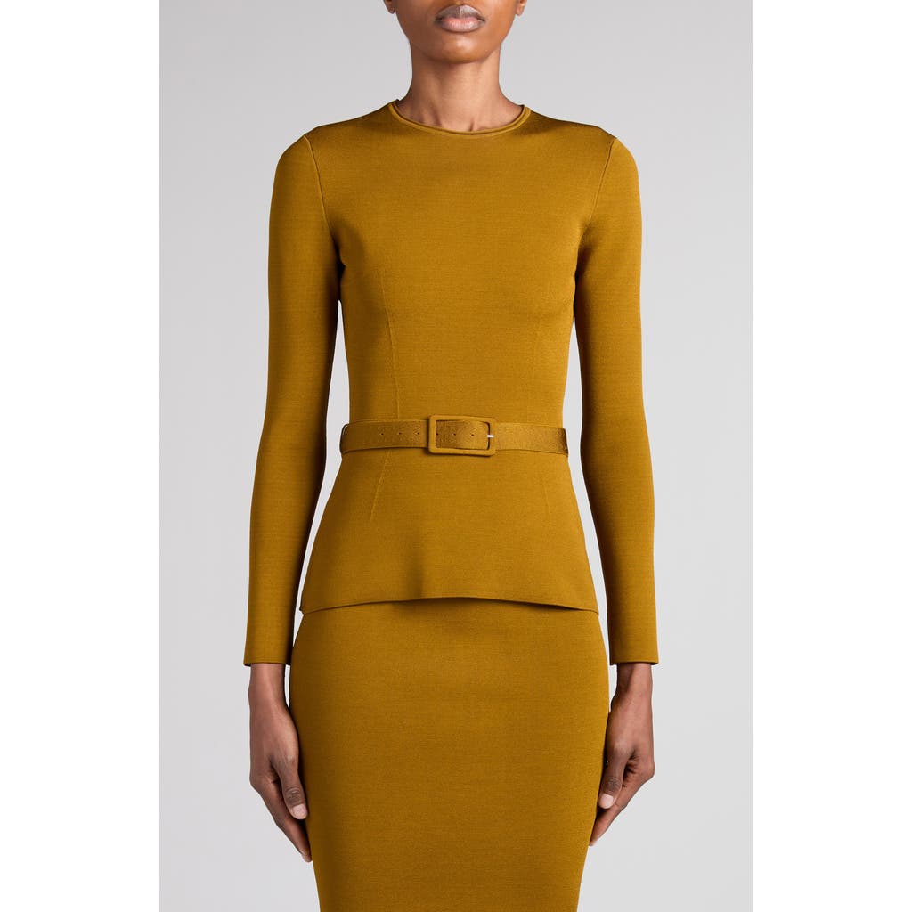 TOM FORD TOM FORD Belted Tech Viscose Blend Sweater