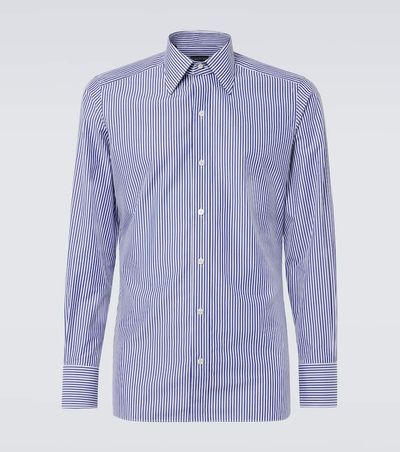 Tom Ford Tom Ford Bengal stripe cotton-blend shirt