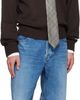 TOM FORD TOM FORD Black & White Mouline Prince Of Wales Tie - 3