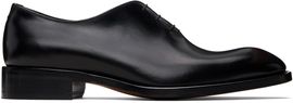 TOM FORD TOM FORD Black Burnished Leather Oxfords