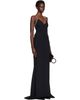 TOM FORD TOM FORD Black Crystal Chain Satin Maxi Evening Dress - 2