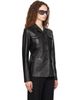TOM FORD TOM FORD Black Four-Pocket Nappa Leather Jacket - 2