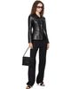 TOM FORD TOM FORD Black Four-Pocket Nappa Leather Jacket - 4