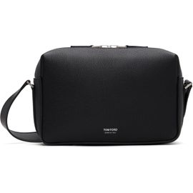TOM FORD TOM FORD Black Grain & Soft Leather T-Line Camera Bag